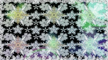 Çiçeksiz desenli arka plan, darbeler, sıçramalar, yaz çiçekleri. Raster illüstrasyonu. Tarafsız renklerde çiçekler.