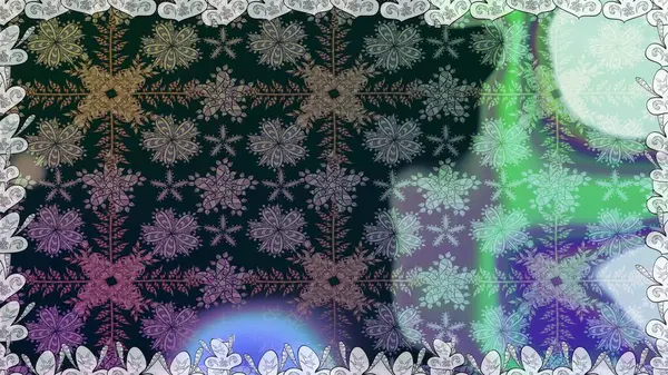 Mavi renklerde. Soyut çiçek desensiz arkaplan. Raster illüstrasyonu. Küçük çiçekteki sevimli çiçek deseni. Raster deseni.