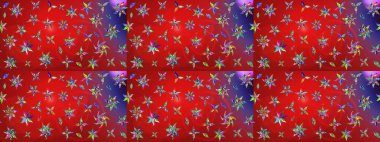 Eskiz modeli etnik tasarım. Çiçekleri, deniz kabukları, mandalaları ve suluboya efektleriyle donanma geçmişi. Yatak çarşafları, ceket, paket tasarımı, kumaş ve moda kavramları için tekstil baskısı.