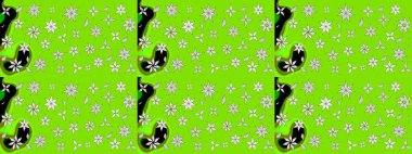 Güzel kumaş deseni. Raster illüstrasyonu. Güzel karalamalı çiçek desenli çizim. Küçük çiçekte sevimli çiçek deseni var..