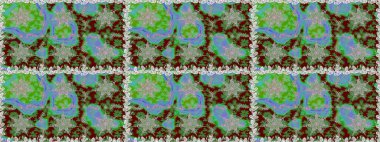 Kusursuz raster arka plan. Duvar kâğıdı barok, İspanyol kumaşı. Kahverengi ve bej renklerde altın elementler. Çiçek deseni. Şekil grafik deseni.