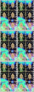 Kahverengi ve bej renklerde altın elementler. Şık bir grafik desen. Kusursuz raster arka plan. Çiçek deseni. Duvar kâğıdı barok, İspanyol kumaşı.