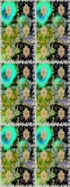 Kusursuz raster arka plan. Çiçek deseni. Duvar kâğıdı barok, İspanyol kumaşı. Şık bir grafik desen. Kahverengi ve bej renklerdeki altın elementler.