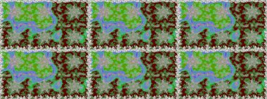 Duvar kâğıdı barok, İspanyol kumaşı. Kahverengi ve bej renklerde altın elementler. Şık bir grafik desen. Çiçek deseni. Kusursuz raster arkaplanı.