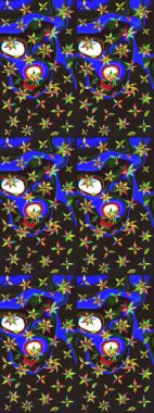 Üzerinde gri ve kahverengi renkler olan çiçek desenleri çiz. Suluboya tarzında gri ve kahverengi renkte çiçekler.