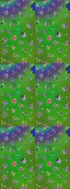 Raster - stok. Çiçekli eskiz deseni, suluboya çiçek deseni, sevimli çiçek, duvar kağıdı, kart veya kumaş için fayanslı.