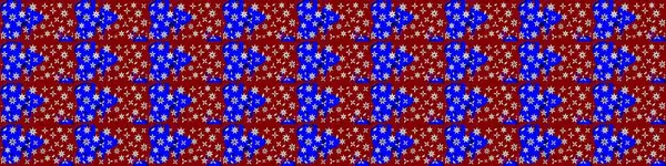 Kırmızı ve mavi renkte şirin çiçekler. Moda baskısı, albüm, ambalaj kağıdı ve duvar kağıdı için zarif dekoratif süslemeler. Küçük çiçekli basit bir çiçek çizimi. Raster illüstrasyonu.