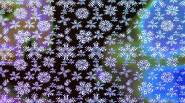 Çiçek. Taslak dekoratif arka plan, çiçek mandala. Raster illüstrasyonu. Mavi renklerde.