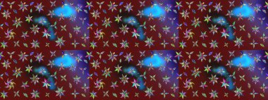 Beautiful watercolor Bouquet of summer flowers sketch pattern. Nice fabric pattern.