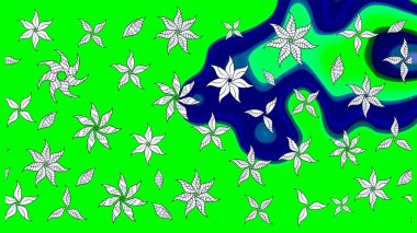 Hoş bir çiçek geçmişi var. Raster illüstrasyonu. Küçük bir çiçekte eskiz deseni. Güzel kumaş deseni.