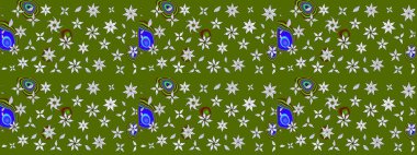 Modern çiçek arkaplanı. Parlak renkli çiçekli ve yeşil yapraklı harika bir çiçek deseni. Halk tarzı. Moda baskıları için zarif bir şablon.