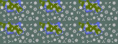 Çizim raster deseni. Çiçek arkaplan. Güzel kumaş deseni.