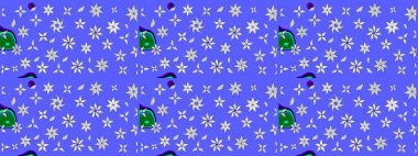 Çiçeksel fantezi tasarımı ve parlak bir arka plan çizimi. Renkli Bahar Teması eskiz kalıbı. Düz Çiçek Elementleri Tasarımı.