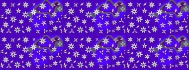 Suluboya çizim kalıbı. Çiçek izi. Suluboya tarzında mor renkte çiçekler.