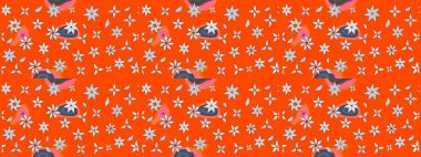 Çiçekli çiçek deseni, suluboya. Raster deseni. Süslü kumaş deseni.