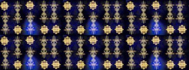 Soyut duvar kâğıdı, ambalaj dekorasyonu. Kışın sembolü, mutlu noeller, mutlu yeni yıl kutlaması Raster illüstrasyonu. Basit bir kar tanesi. Siyah, mavi ve gri renkli şirin kar taneleri.