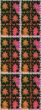 Şık bir grafik desen. Kusursuz raster arka plan. Çiçek deseni. Kahverengi ve bej renklerde altın elementler. Duvar kâğıdı barok, İspanyol kumaşı.