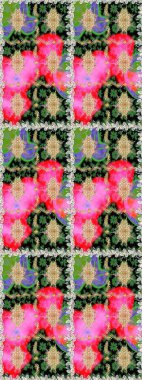 Şık bir grafik desen. Çiçek deseni. Kusursuz raster arka plan. Duvar kâğıdı barok, İspanyol kumaşı. Kahverengi ve bej renklerdeki altın elementler.