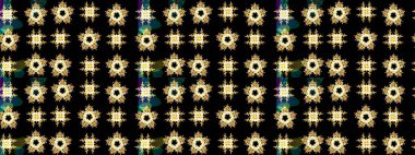 Renkli elementlerle Raster ilginç desen.