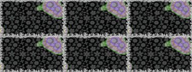 Duvar kâğıdı barok, İspanyol kumaşı. Kusursuz raster arka plan. Çiçek deseni. Kahverengi ve bej renklerde altın elementler. Şekil grafik deseni.