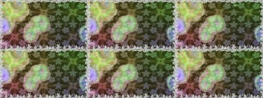 Raster illüstrasyonu. Çiçekler, dallar, bitkiler ve çiçekler. Güzel kumaş deseni. El çizimi.