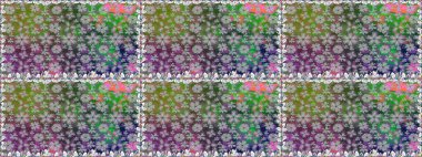 Sarma, tekstil ve duvar kâğıdı için kusursuz çiçek arkaplanı. Klasik çiçek desenli. Yumuşak pamuk tasarımı. Raster 'ın taze dokusu. Yumuşak kiremit.