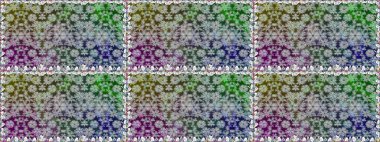 Güzel kumaş deseni. Düz Çiçek Elementleri Tasarımı. Raster illüstrasyonunda kusursuz çiçek deseni. Renkli Bahar Teması Kusursuz Arkaplan.