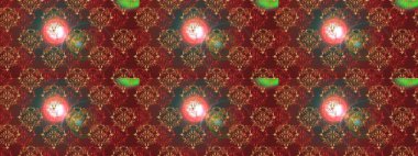 Çiçekli el çizimi çizimi deseni. Modern gelişim kahverengi, kırmızı ve yeşil raster arka plan duvar kâğıdı resimli klasik çizgi çizgisi, desenli desenli çiçekler, çiçekli süsler..