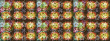 Arabesk ve çiçek öğeleri ile oryantal raster desen. Geleneksel klasik süs. Arabesk ile Vintage desen.