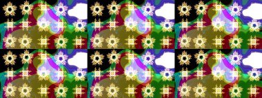 Güzel kumaş deseni. Hoş bir çiçek geçmişi var. Raster illüstrasyonu. Küçük çiçekte çizim deseni.