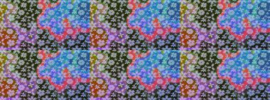 Suluboya çizim kalıbı. Çiçek izi. Suluboya tarzında nötr renkler üzerine çiçekler.