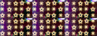 Renkli elementlerle Raster ilginç desen.