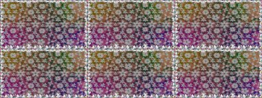 Yumuşak, bahar çiçekli arka plan. Çiçekli karalama şeklinde Raster çiçek deseni. Gri renkli çiçekler.