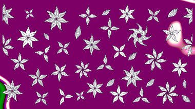 Çiçekler, dallar, bitkiler ve çiçekler. Raster illüstrasyonu. Güzel kumaş deseni. El çizimi.