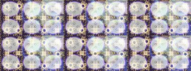 Tebrik kartı geçmişi, boyama kitabı, arkaplan ve tekstil için kullanılabilir. Sınır Kızılderili çiçekli paisley patten. Raster Henna tarzı. Etnik Mandala havlusu. Taslak süsleme izi.