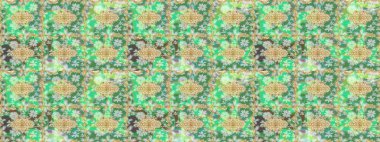 Raster Golden eskiz kalıbı. Çizim altın desenli bukleler. Yeşil renkte çizim deseni. Doğu tarzında altın elementler arabesk.