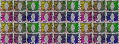 Modern stil dokusu. Çiçek desenli raster, yeşil çizgi grafik deseni soyut raster arkaplan.