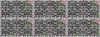 Renkli çiçekler. Küçük çiçekte sevimli çiçek deseni var..