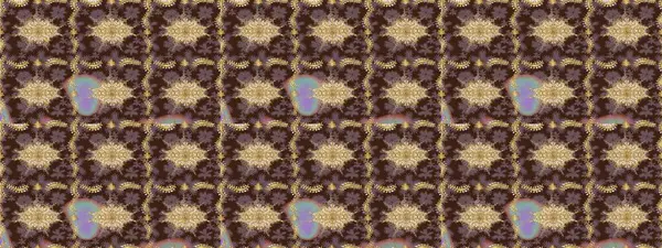 Kahverengi renklerde altın desenler ve altın elementler. Raster oryantal süs. Altın deseni çiz.