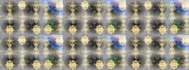 Raster illüstrasyonu. Noel stili. Gri, bej ve nötr renklerde kar taneleri.