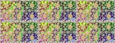 Altın elementlerle nötr renklerde altın desen. Geleneksel oryantasyon süsü. Klasik klasik klasik arka plan. Kusursuz klasik raster altın desenli.