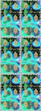 Çiçek deseni. Kusursuz raster arka plan. Duvar kâğıdı barok, İspanyol kumaşı. Şık bir grafik desen. Kahverengi ve bej renklerdeki altın elementler.