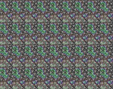 Raster deseni. Bahar çiçekleri dallı desen, gri renkler çiçekli siluet.