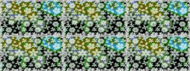 Yumuşak fayans. Sarma, tekstil ve duvar kâğıdı için kusursuz çiçek arkaplanı. Raster 'ın taze dokusu. Yumuşak pamuk tasarımı. Klasik çiçek deseni.