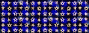 Raster resim. Raster kar taneleri desen. Renkli arka plan üzerinde raster sevimli kar taneleri.