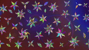 Güzel kumaş deseni. Hoş bir çiçek geçmişi var. Raster illüstrasyonu. Küçük çiçekte çizim deseni.