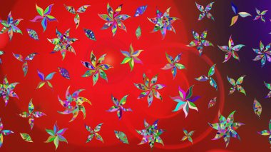 Tekstil, kumaş, kapaklar, duvar kağıtları, baskı, naylon, koleksiyon defteri, örgü, dekupaj için güzel bir eskiz. Küçük kırmızı ve mor renkte güzel bir besin torbası deseni, çiçekler. Millefleurlar.