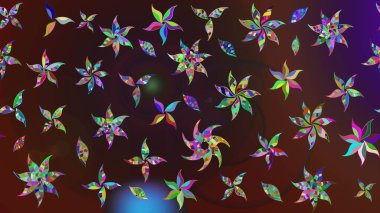 Raster illüstrasyonu. Suluboya çiçek buketi. Kahverengi ve mor renklerde. Çiçekli tebrik kartı. Çiçek arkaplan. Doğum günü kartı ya da düğün davetiyesi.