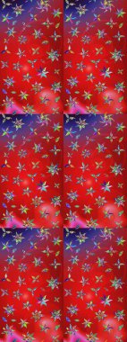 Renkli kırmızı ve mor çizim kalıpları. Kırmızı ve mor renkte çiçekler. Elle çizilmiş sonbahar çiçeği deseni. Doodle tarzı. Tekstil ve kapak tasarımı için mükemmel.