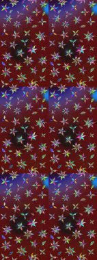 Raster illüstrasyonu. Ultraviyole kumaş deseni. Organik motif arka planı. Çizim deseni.